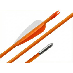 Стрела для лука фиберглассовая 28" оперение Parabolic